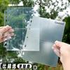 SINGBA 10pcs Clear Sheets Sleeve Acid free-No CPP Loose-leaf Pages for A5/A4 Binder 4/ 9grid Pocket 3inch Photocard Protector