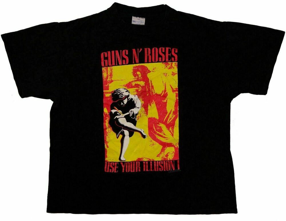 

Футболка унисекс Guns N Roses Use Your Illusion I Vintage Brockum 1991 Made In USA S