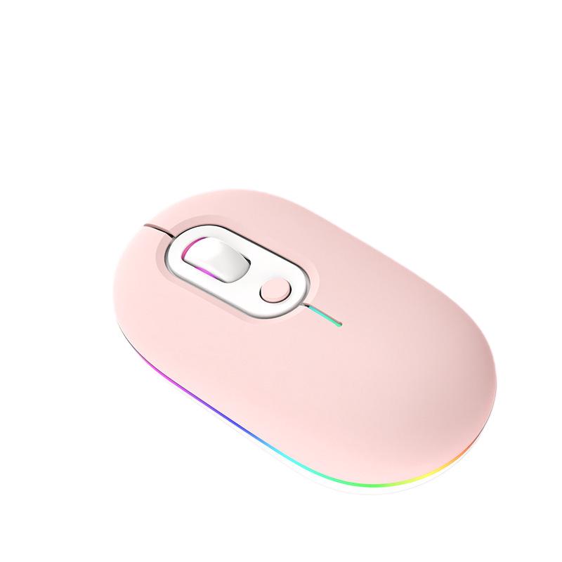 Macaron Color Wireless Bluetooth Dual Mode Silent Office Mouse
