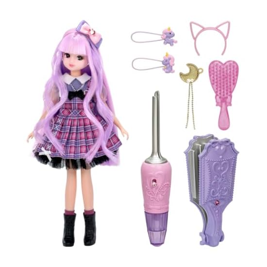 TAKARA TOMY Licca-chan Doll Niji-Kyun Curl Licca-chan Special Price Dress-up Pretend Play Toy Ages 3