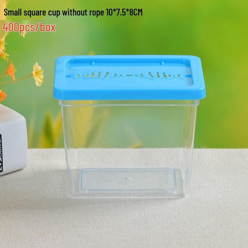 Transparent Multi-Size Handheld Pet Breeding Box and Tank for Turtles, Goldfish, and Hamsters