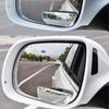 2Pcs Car Wide Angle Rear View Mirror 360 Degree Rotation Auto Rearview Auxiliary Parking HD Frameless Blind Spot