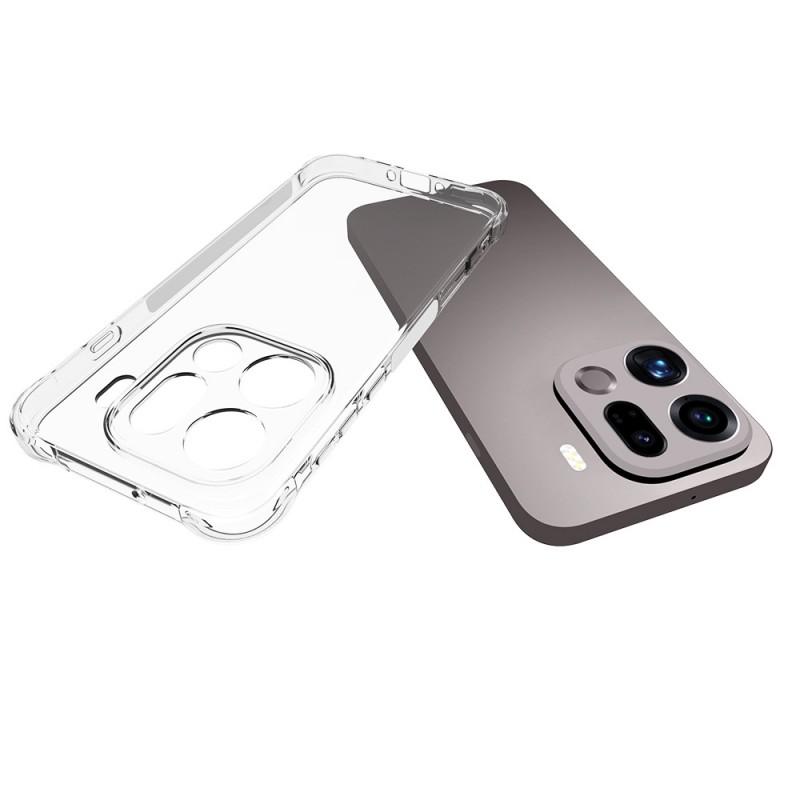 For Oppo Find X9 Pro 5G Clear TPU Case WANLONFENG TM Series 2.0mm Phone Back Cover