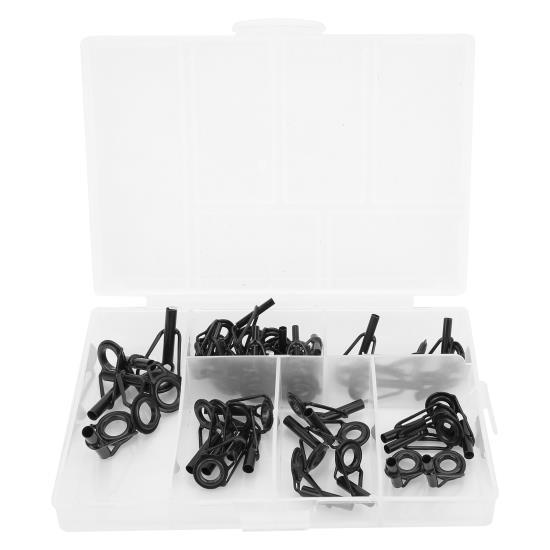 

40 шт./кор. комплект для ремонта наконечника удочки из нержавеющей стали, керамическое кольцо, комплект для замены наконечника удочки