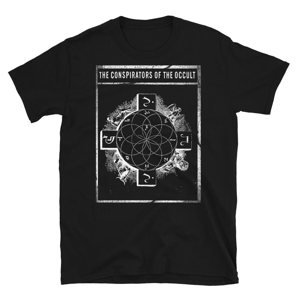 Conspirators of the occult tee esoteric sacred gemometry freemason T-Shirt XXXXL
