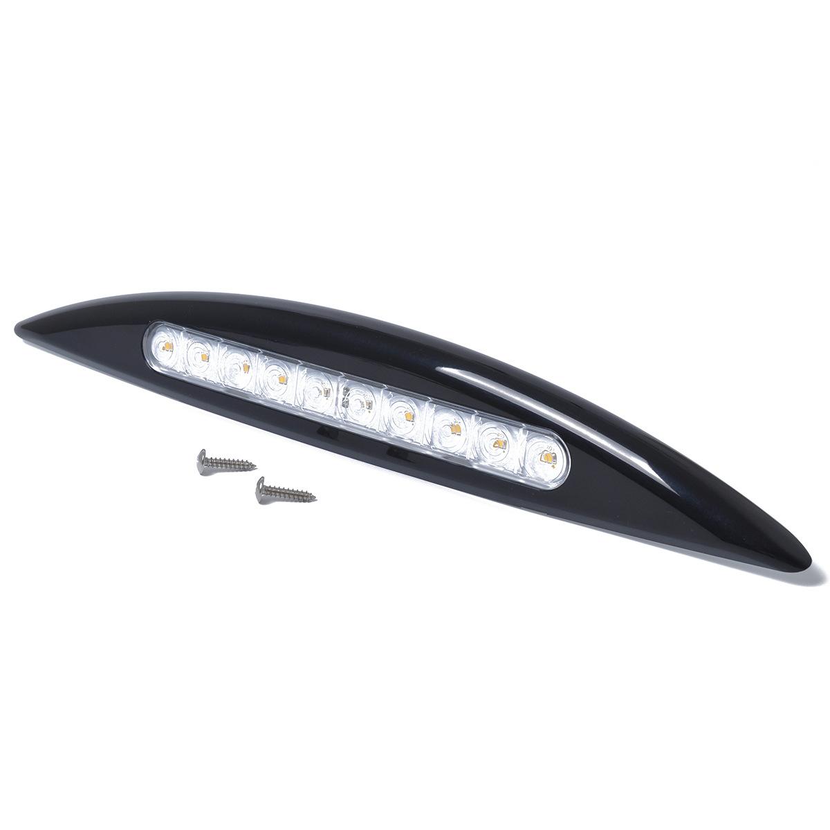 Для наружного освещения автодомов и яхт, освещения тентов, освещения крыльца, 12В, светодиодное, черный и белый, 8 Вт чёрный