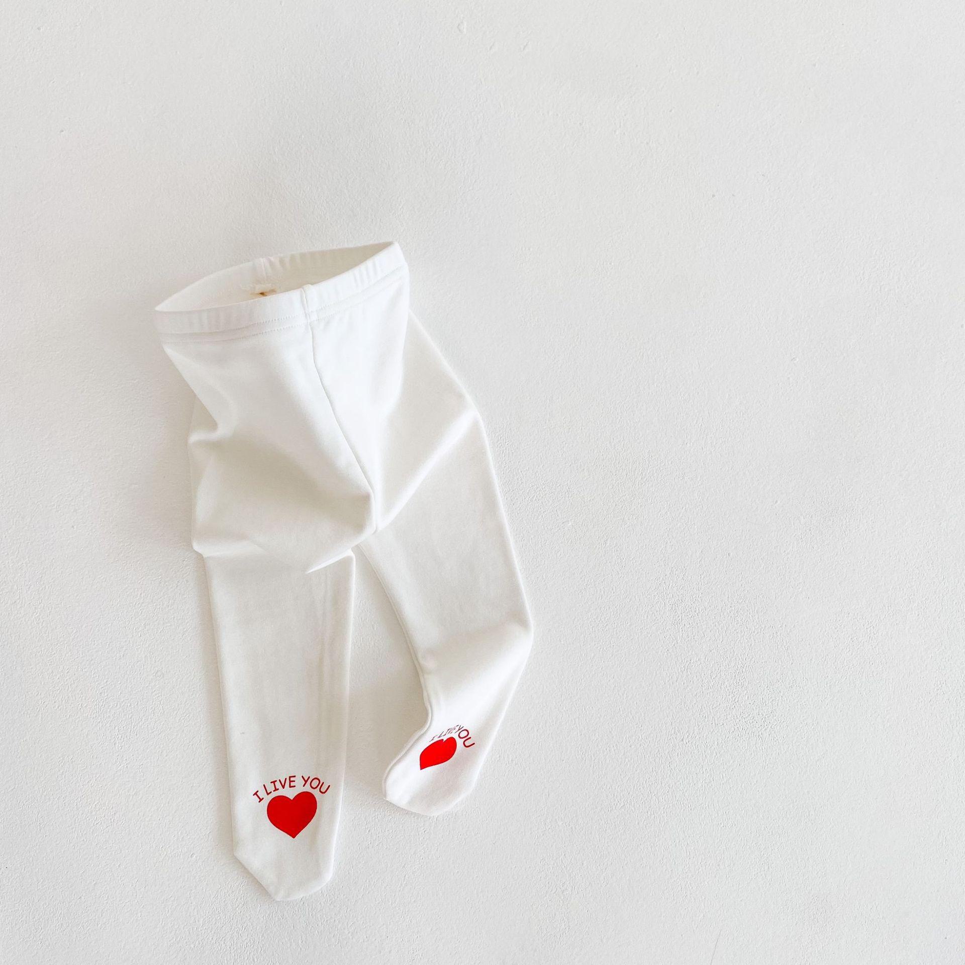 

2024 Осенние детские милые хлопковые колготки с рисунком в виде цветка 80cm