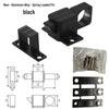 Automatic Surface-Mounted Aluminum Alloy Spring Latch for Wooden Doors, Windows, and Cabinets
