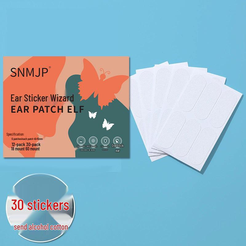 Douyin Elf Ear Correction Stickers for Photo Shaping: Enhance Protruding Ears, Make Big Face Appear Smaller