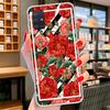 Black White Stripes Flower Cover Phone Case For Samsung Galaxy A12 A22 A32 A52 A72 A02S Phone Case Note 20 Ultra 10 S10 Plus A51