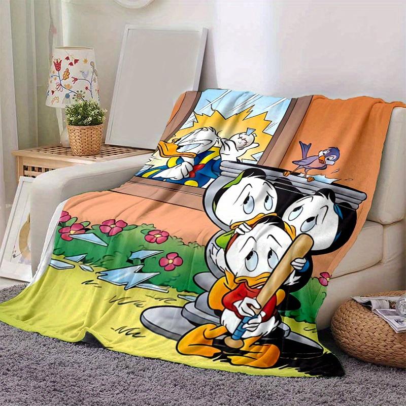 

1pc, Duck Tales Throw Blanket Soft & Cozy Duck Family Design for Home Decor, Couch Cover, Travel, Camping, Car 80x120cm