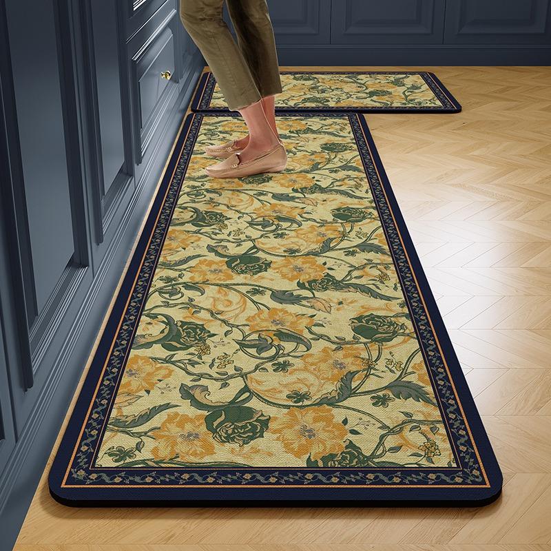 

Килимок для кухні Абсорбуючий килим Діатомітова земля Нековзні килимки для ніг Мила квітка Пасторальний Домашній декор Килим Alfombra 1pc 50x80cm