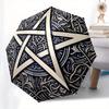 Pentagram Wall Art - Decorative Pentacle Symbol Tapestry Poster Umbrella, Christmas Gift Y351