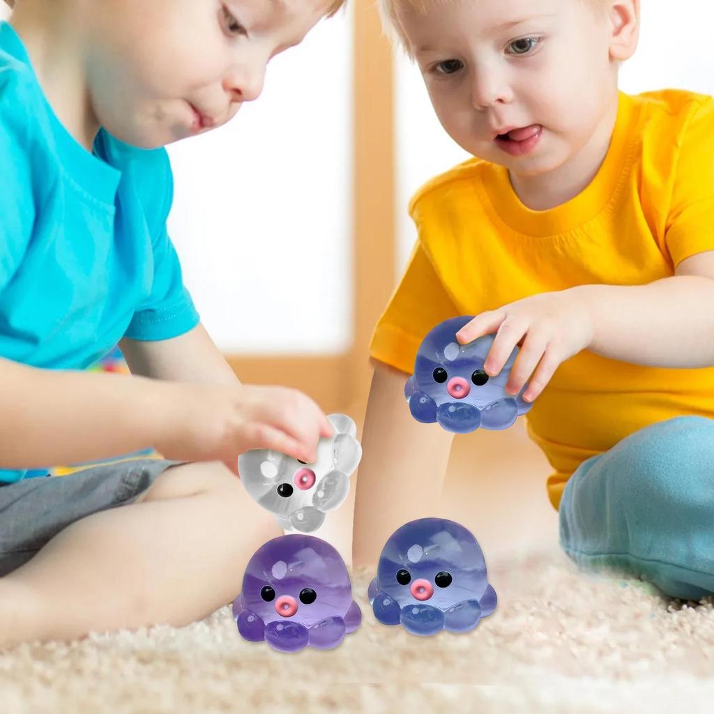 Octopus Fidget Ball Octopus Hand Fidget Toys Cute Fun Soft Calming Ball for Home Travel Mental Health Adults Students Prizes