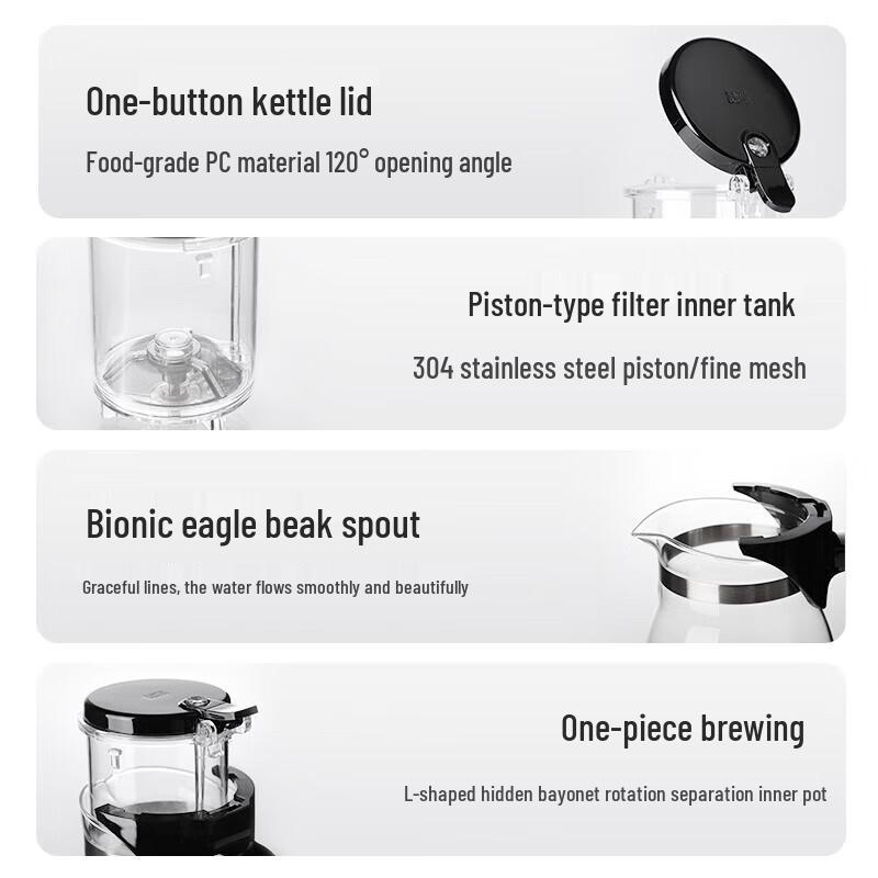 Shangming Heat-Resistant Glass Teapot Set