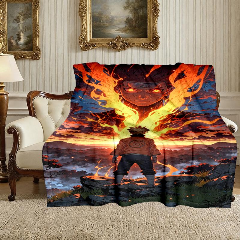 Naruto Blanket Lightweight Print Throw Blanket For Couch, Bed, Car, A Heartfelt Gift for Your Family and Friends