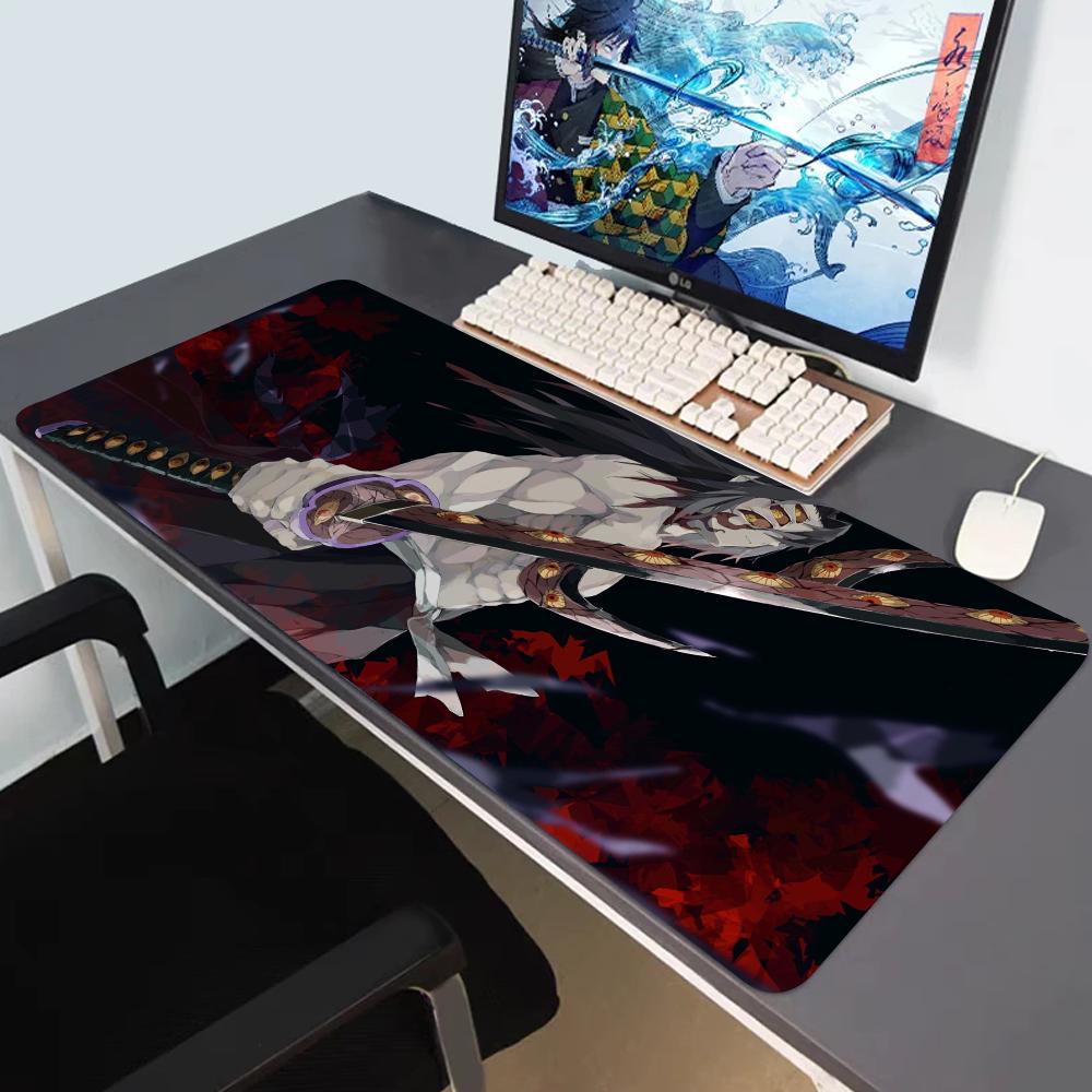 PC Red  White Anime Character Gaming Mouse Pad Waterproof Desk Mat for Gamers
