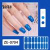 Nail Polish Strip Glitter Strips with File Easy Apply Remove Self Adhesive Women DIY Full Sticker Home Manicure Art Decoration Wrap Peel Stick Nails