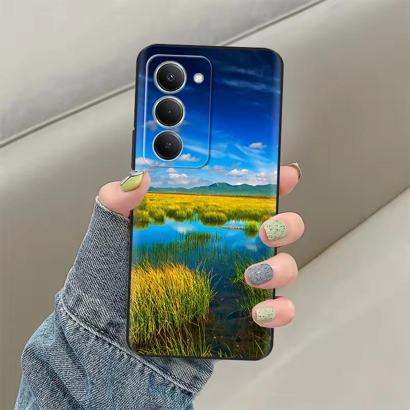 For Redmi 15 Case 2025 Cute Flowers Coque Soft Liquid Silicone Back Cover For Redmi 15 Phone Cases Redmi15 5G 4G Fundas Shells