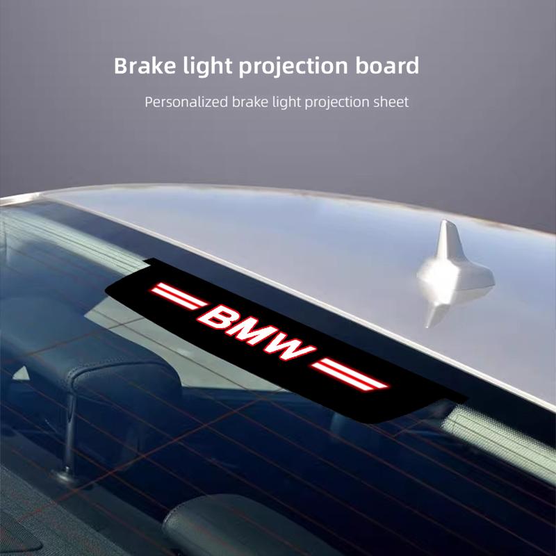 BMW Car High Mounted Stop Lamp Stickers High Brake Lights Decals For BMW G30 G32 G01 G02 G05 G06 G07 G26 G23 G22 F40 F20 G08 G16 MP1
