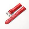 Calfskin Bamboo Pattern Cowhide Pin Buckle Watch Strap for Men and Women