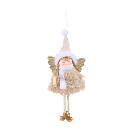 Christmas Angel Doll Decoration Plush Angel Christmas Tree Hanging Ornaments for Christmas Party New Year Wedding Valentine's Day Decoration