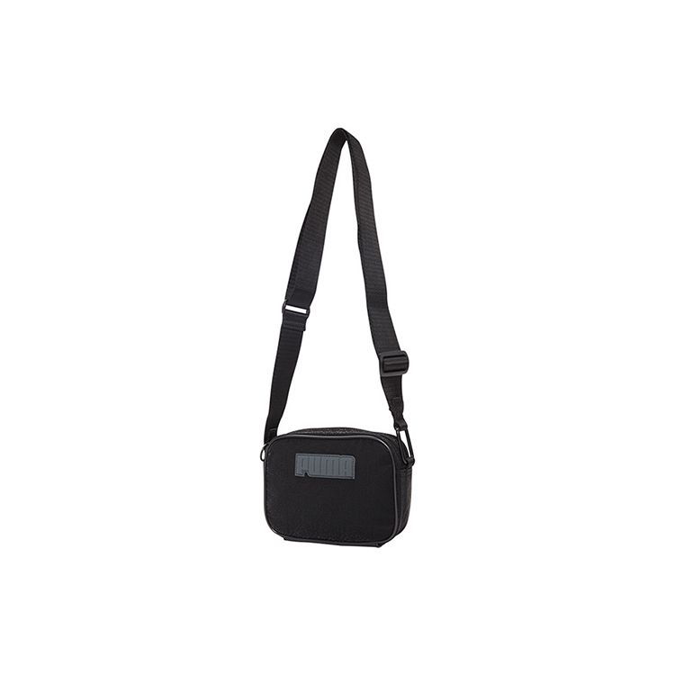 Puma Casual Minimalist Fashion Sports Fabric Shoulder Bag Crossbody Bag Unisex bags Black 078345-01 Black