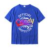 Funny Halloween Retro Vintage Candy Inspector Costume Tshirt Casual Tops  Tees Cotton Unisex Top Tshirts Casual Prevailing