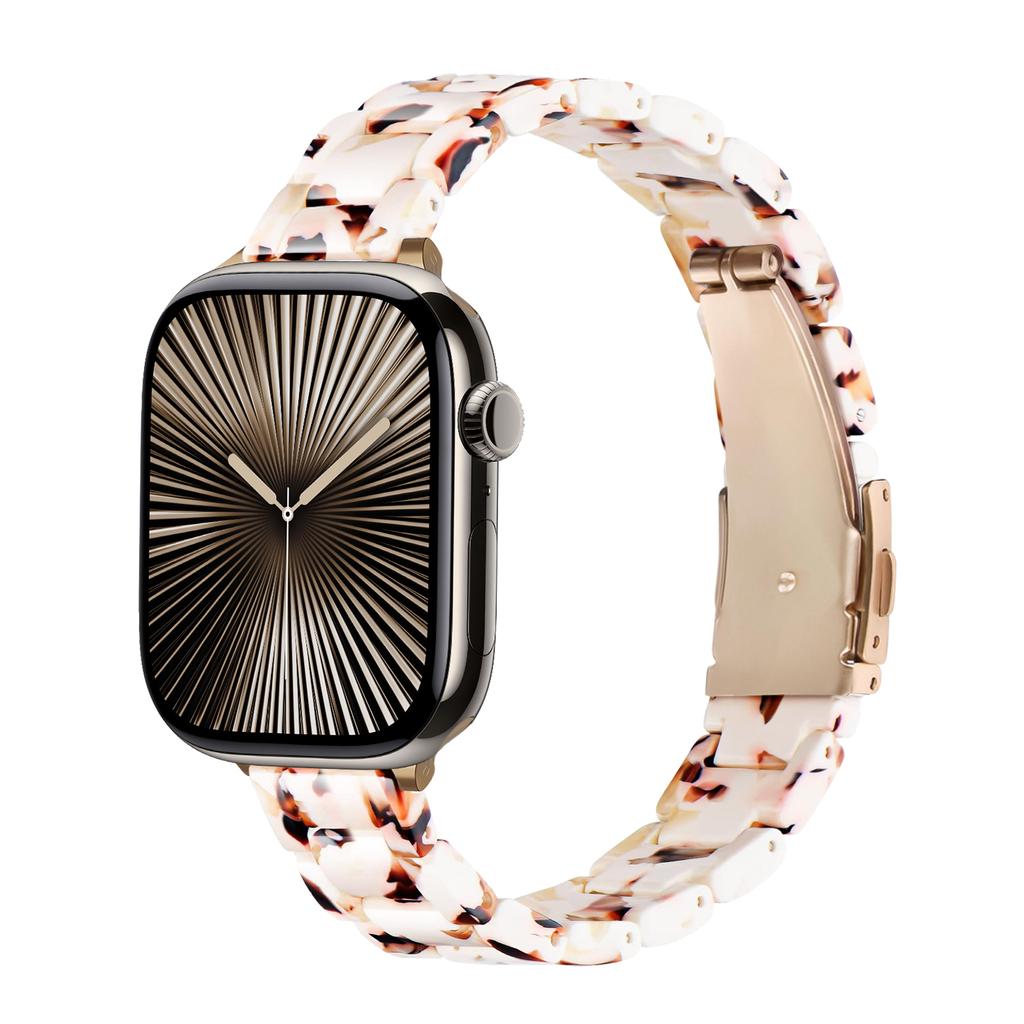 Slim Straps For Apple Watch band 40mm 41mm 44mm 45mm 49mm 46mm 42mm correa Resin Bracelet iwatch Series 10 9 8 7 6 3 SE ultra 2