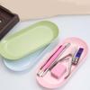Stainless Steel Oval Trays for Jewelry Display Nail Art Tools Home Decors Storage Organizer for Necklace Ring Display