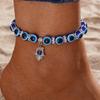 Turkish Blue Evil Eye & Fatima Hand Anklet