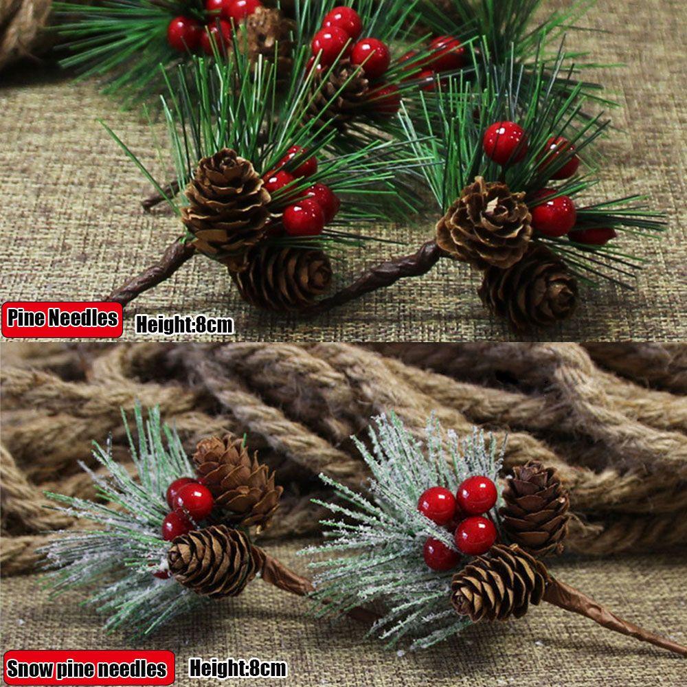 Tree Decor Xmas Decor Artificial Flower Artificial Pine Christmas Pine Cone Artificial Pine Needles