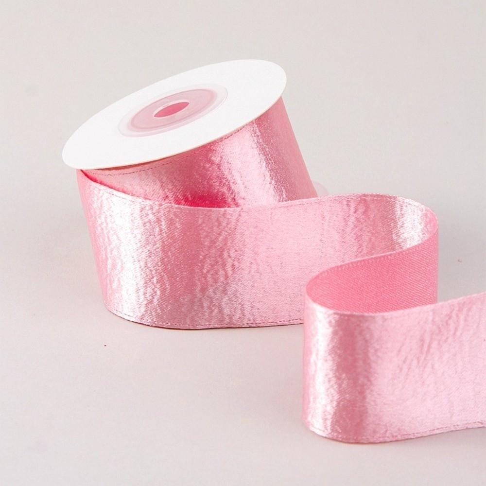 2.5cm 10 Yards Velvet Ribbon Single Sided Metallic Luster Glitter Ribbon Gloss Glitter Double Sided Chiffon Ribbon Hair Bows