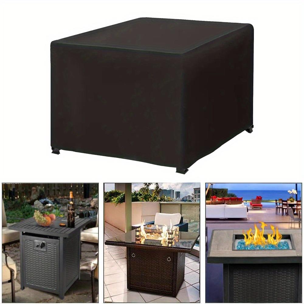 1 Piece Square 210T Outdoor Terrace Square Barbecue Stove Cover Brazier Cover Brazier Table Cover Protective Cover 81x81x61cm