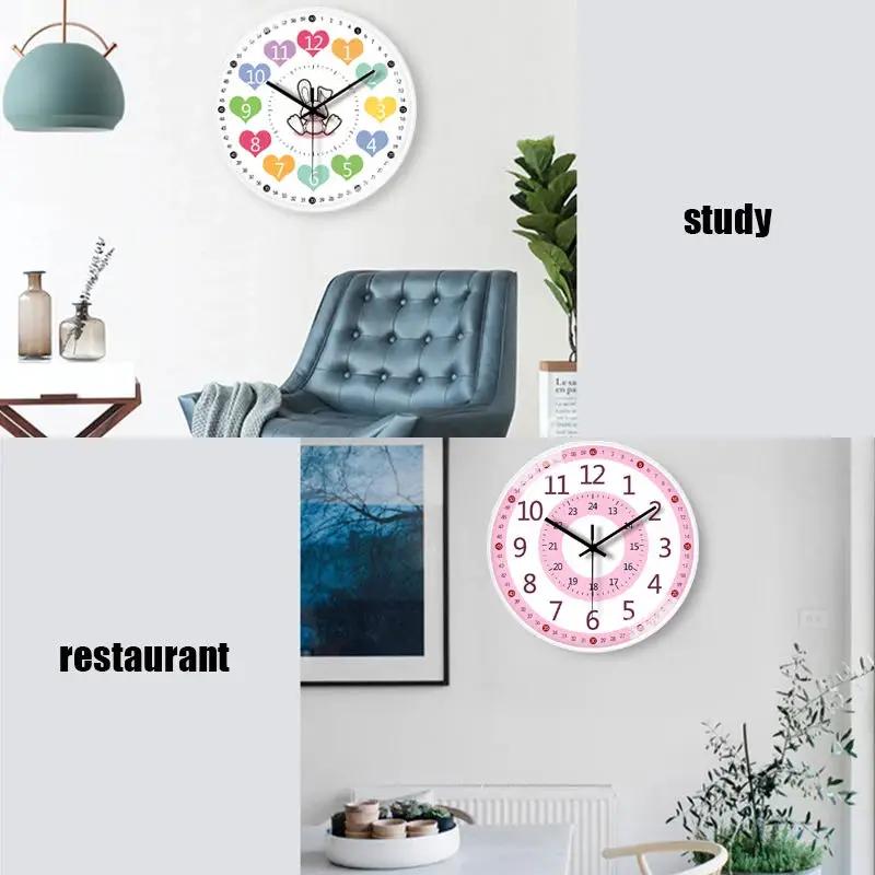 Digital 3D Cute Wall Clock Living Room Modern Children Stylish Simple Wall Noiseless Bedroom Horloge Home Decoration Coffee Shop