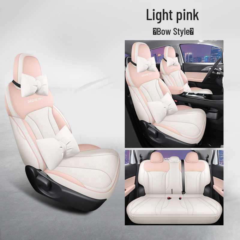 Jihe E Pokrowiec na siedzenie samochodowe Firefly Pełne pokrycie Uniwersalny - Specjalna skórzana poduszka na cztery pory roku