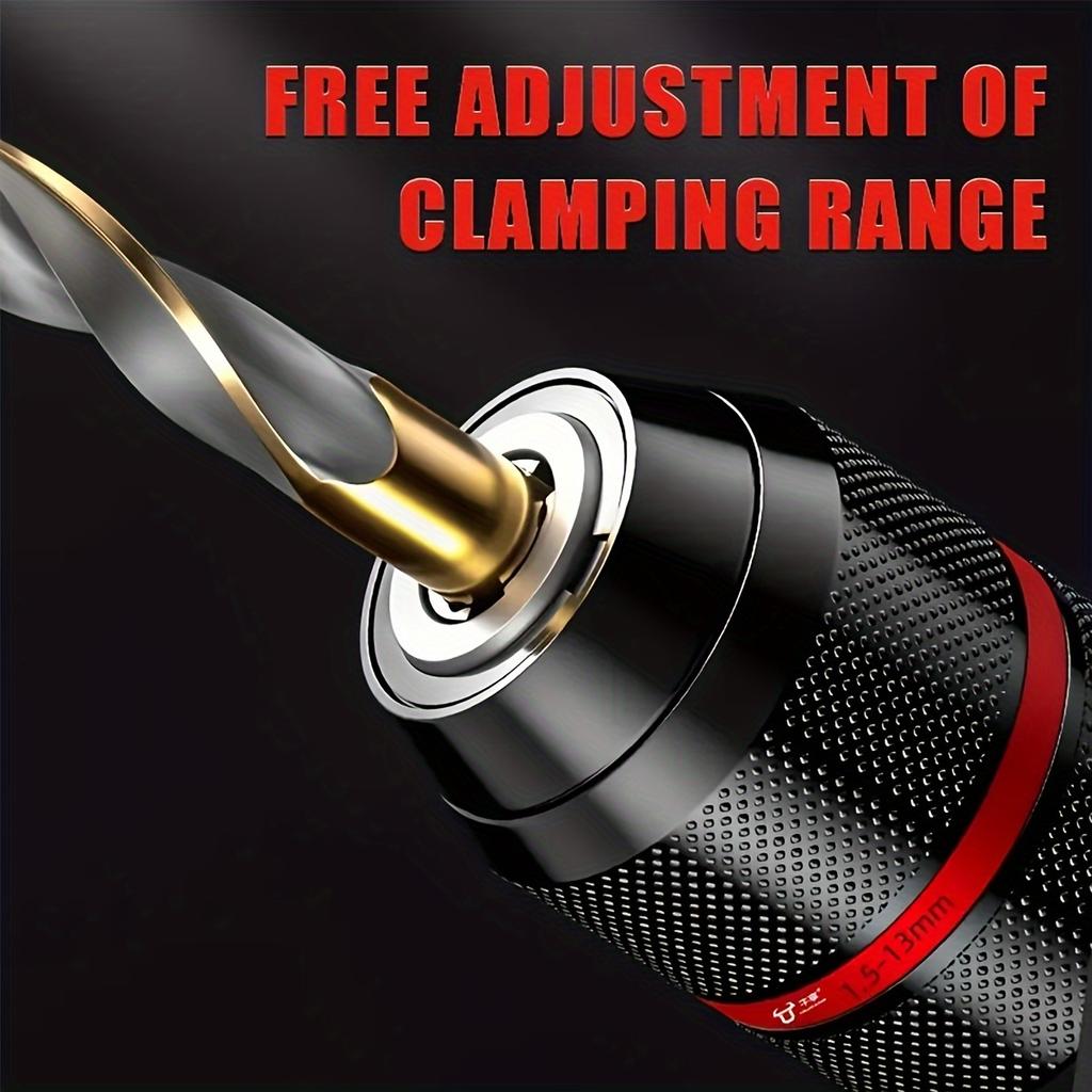 1.5-13mm Drill Chuck 1/2-20UNF Mount Self-tighten Drill Chuck For Multiple Purposes Hand Drill Chuck