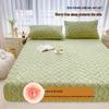 Winter Plush Taffeta Velvet Fitted Bed Sheet - Thick, Non-Slip Coral Fleece Flannel Cover