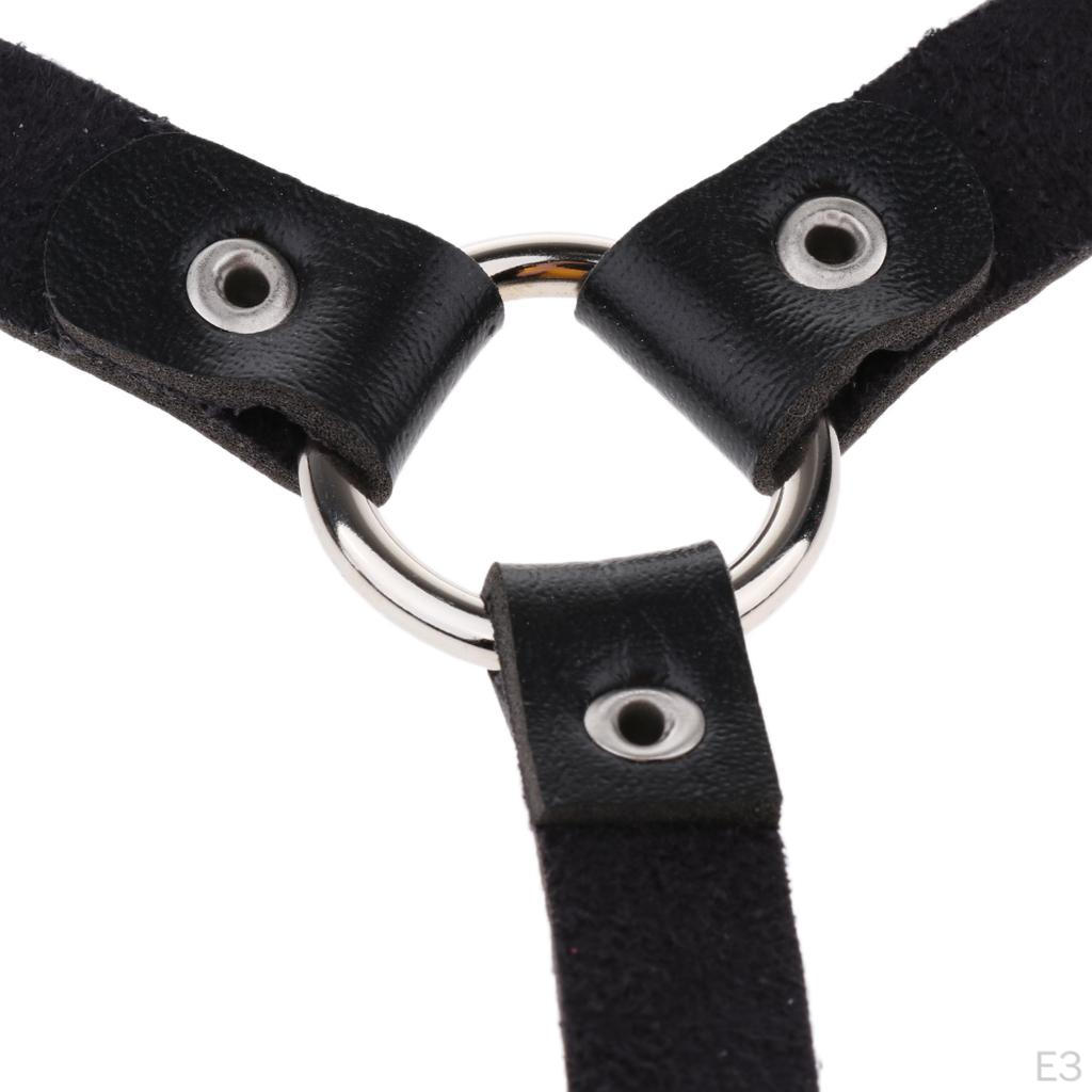 Leather Body Harness Adjustable Cosplay Club Waist Strap Costume Belt