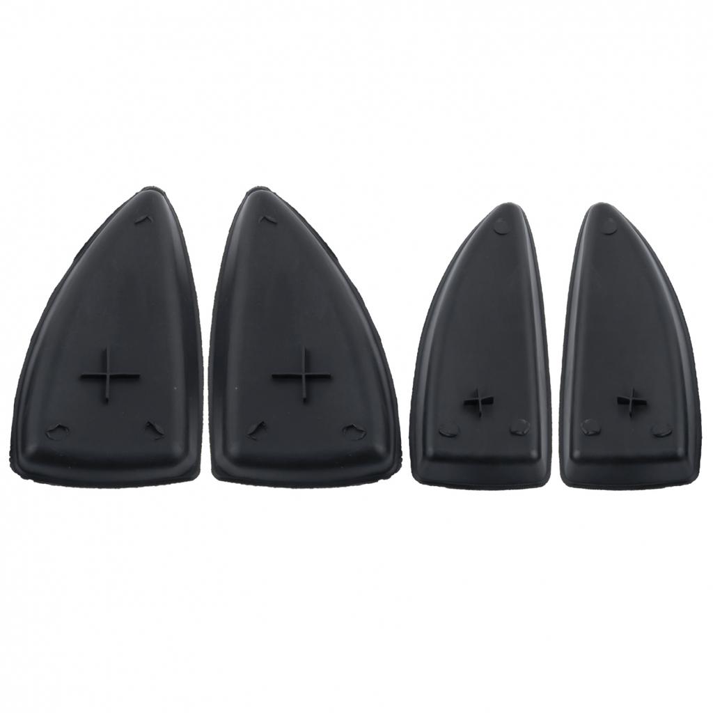 Vorne Links/Rechts Türschalter Blende Kappe 4 Stück/Satz Schwarz