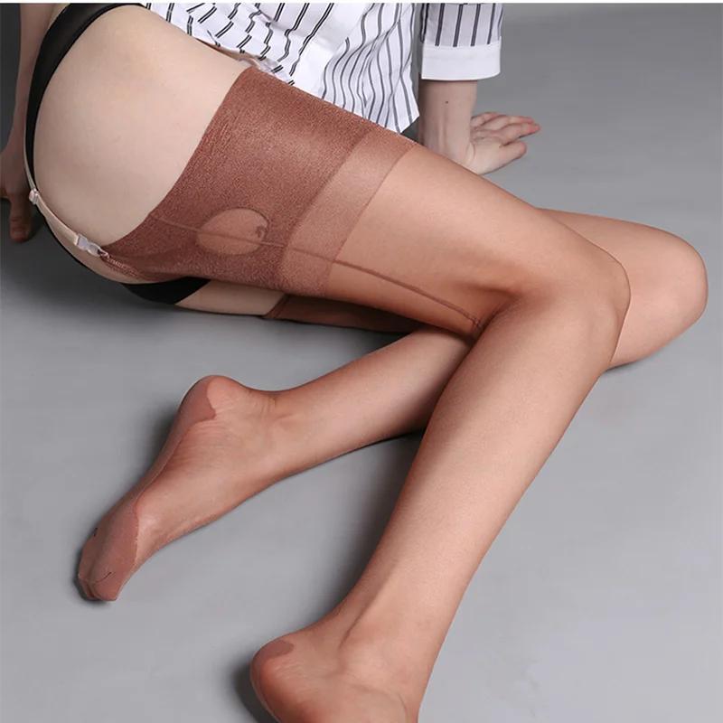 Sexy Ultra-Thin Wide Rib Cuff Long Retro One Line Design Over Knee Women'S Stockings Erotic Lingerie Hosiery Ol Fashion Ootd
