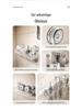Wall-Mounted Vacuum Suction Cup Bathroom Shelf and Cosmetics Organizer