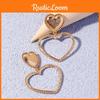 Elegant Jewelry Heartshaped With Electroplating For Holiday And Events Festive