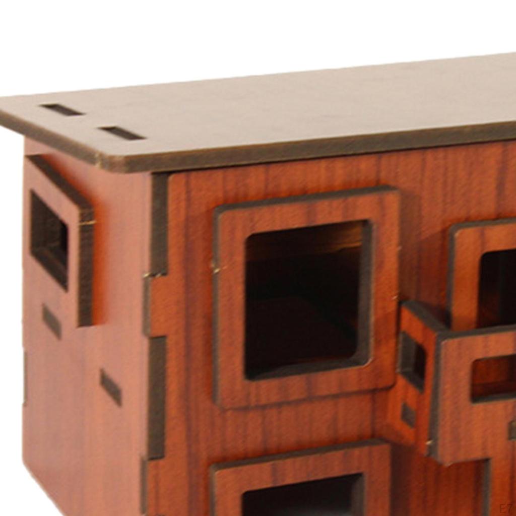 3D Puzzle Architecture Cabin Building DIY Kits Brain Teaser Kids Construction Toy Education