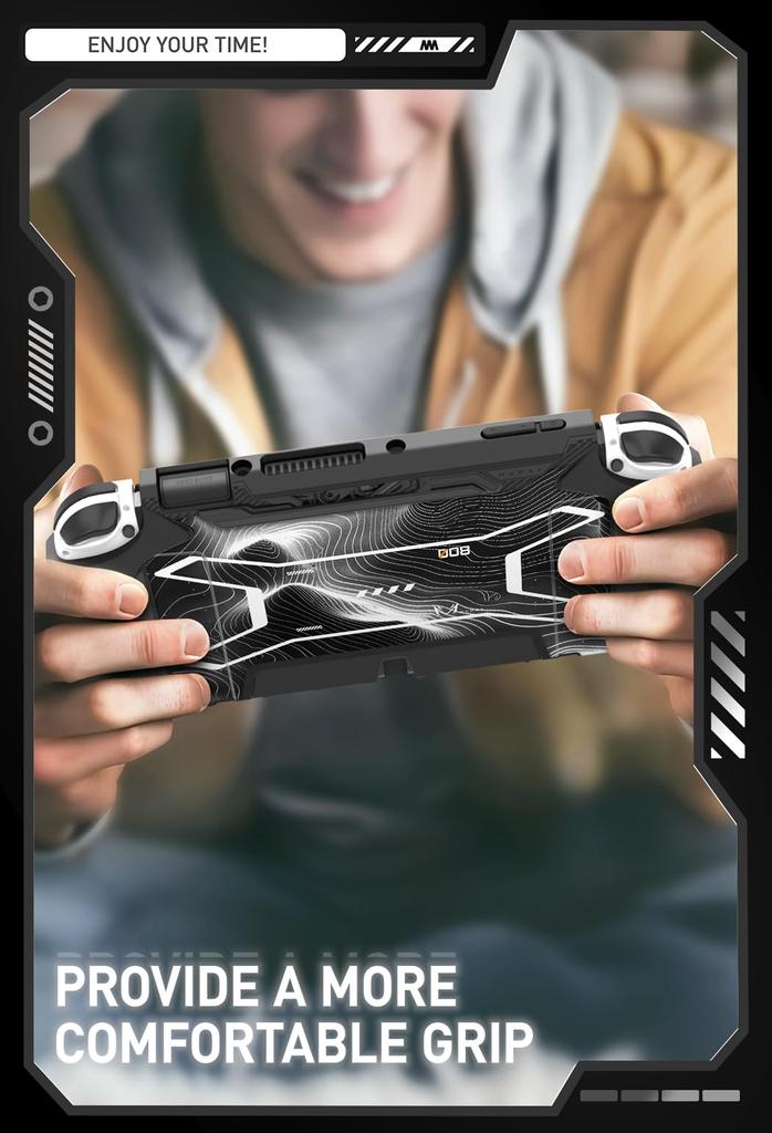 Pouzdro Mumba Nintendo Switch OLED 2021 Organic EL Model TPU Grip Ochranný kryt Dokovatelné příslušenství Kompatibilní s Nintendo Switch OLED a ovladačem