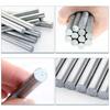 Pack of 12 Zinc Metal Sticks with with Good Conductivity Reliable Rod for Corrosion Prevention & Scientific Experiments