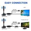 Digital TV Antenna DVB/T/T2/DAB/VHF/UHF Indoor Outdoor 300-500cm Cable Suction Cup Base HDTV Receiver Aerial For Home Car Camping