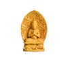 7cm Mini Small Guan Yin Wood Buddha Statue Boxwood Dragon Guanyin Bodhisattva Solid Wood Sculpture Home Decor