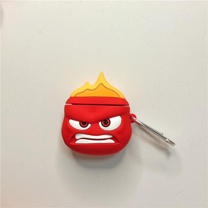 Cartoon Brain Secret Service AirPods 4th Generation Pro2nd Generation Suitable for 1/2/3 Generation Apple Wireless Bluetooth Headset Cover airpods 1/2 generation