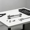 Suspension Control Arm Bushing Mounting Fasteners, 40178AX06C Metal Bolts with Six-Sided Heads and Nuts for Suspension Maintenance